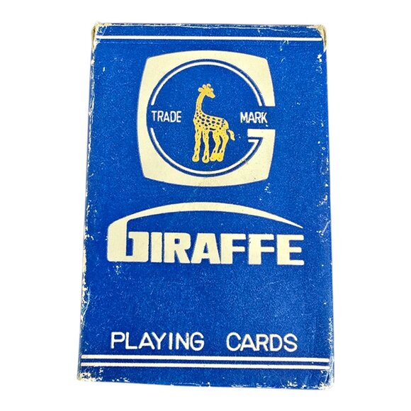 NEW Sealed! Vintage Giraffe Playing Cards Blue & White Backs - Picture 6 of 9